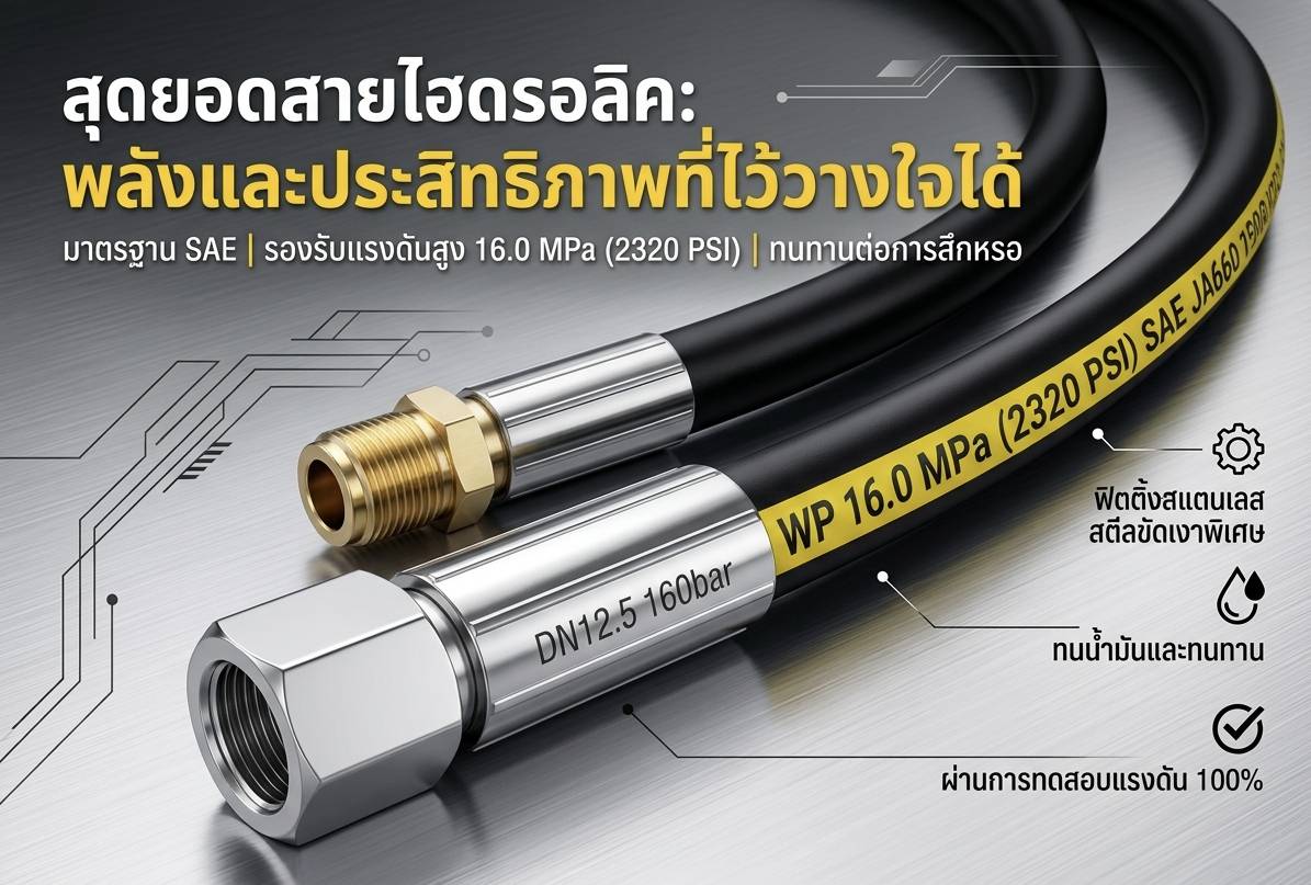 ตัวอย่างสายไฮดรอลิค LAVA ASIA